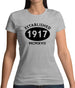 Established 1917 Roman Numerals Womens T-Shirt