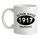 Established Roman Numerals Birthday 1917 Ceramic Mug