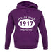 Established 1917 Roman Numerals unisex hoodie