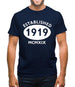 Established 1919 Roman Numerals Mens T-Shirt