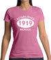 Established 1919 Roman Numerals Womens T-Shirt