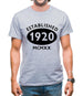 Established 1920 Roman Numerals Mens T-Shirt