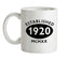 Established Roman Numerals Birthday 1920 Ceramic Mug