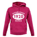 Established 1920 Roman Numerals unisex hoodie