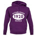 Established 1920 Roman Numerals unisex hoodie