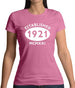 Established 1921 Roman Numerals Womens T-Shirt