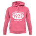 Established 1922 Roman Numerals unisex hoodie