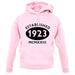 Established 1923 Roman Numerals unisex hoodie