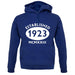 Established 1923 Roman Numerals unisex hoodie