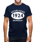 Established 1924 Roman Numerals Mens T-Shirt