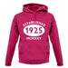 Established 1925 Roman Numerals unisex hoodie