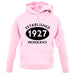 Established 1927 Roman Numerals unisex hoodie