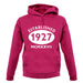 Established 1927 Roman Numerals unisex hoodie