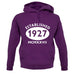 Established 1927 Roman Numerals unisex hoodie