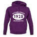 Established 1928 Roman Numerals unisex hoodie