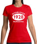 Established 1928 Roman Numerals Womens T-Shirt