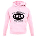 Established 1929 Roman Numerals unisex hoodie