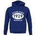 Established 1929 Roman Numerals unisex hoodie