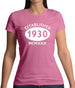 Established 1930 Roman Numerals Womens T-Shirt