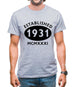 Established 1931 Roman Numerals Mens T-Shirt