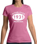 Established 1931 Roman Numerals Womens T-Shirt