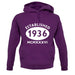Established 1936 Roman Numerals unisex hoodie