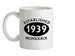 Established Roman Numerals Birthday 1939 Ceramic Mug