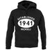 Established 1941 Roman Numerals unisex hoodie