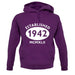 Established 1942 Roman Numerals unisex hoodie