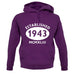 Established 1943 Roman Numerals unisex hoodie