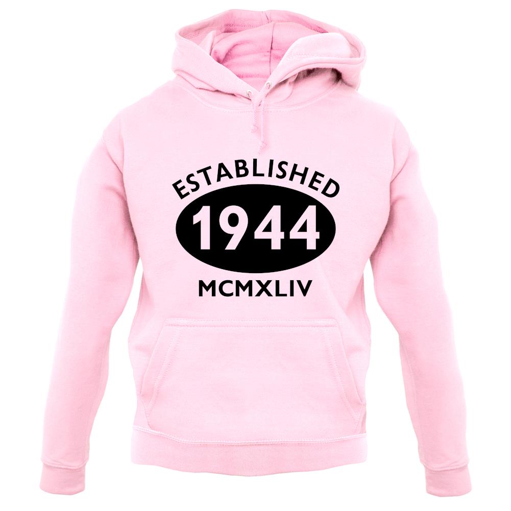 Established 1944 Roman Numerals unisex hoodie