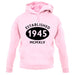 Established 1945 Roman Numerals unisex hoodie