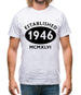 Established 1946 Roman Numerals Mens T-Shirt