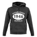 Established 1946 Roman Numerals unisex hoodie