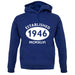 Established 1946 Roman Numerals unisex hoodie