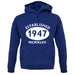 Established 1947 Roman Numerals unisex hoodie