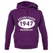 Established 1947 Roman Numerals unisex hoodie