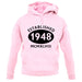 Established 1948 Roman Numerals unisex hoodie