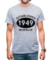 Established 1949 Roman Numerals Mens T-Shirt