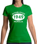 Established 1949 Roman Numerals Womens T-Shirt