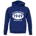 Established 1949 Roman Numerals unisex hoodie