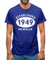 Established 1949 Roman Numerals Mens T-Shirt