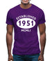 Established 1951 Roman Numerals Mens T-Shirt