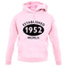 Established 1952 Roman Numerals unisex hoodie