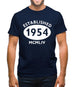 Established 1954 Roman Numerals Mens T-Shirt