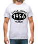 Established 1956 Roman Numerals Mens T-Shirt