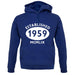 Established 1959 Roman Numerals unisex hoodie