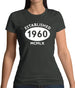 Established 1960 Roman Numerals Womens T-Shirt