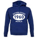 Established 1960 Roman Numerals unisex hoodie