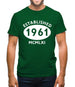 Established 1961 Roman Numerals Mens T-Shirt